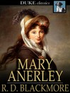 Cover image for Mary Anerley